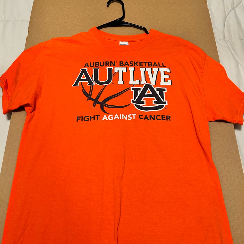 Auburn Basketball Cancer Support Shirt